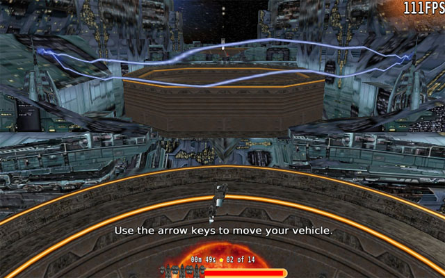 Screenshot from Mars Orbital - 3d platform game