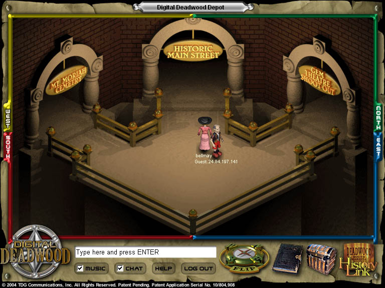 Screenshot from Multiplayer Online Game Engine