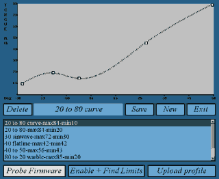 Screenshot from Exercise Machine GUI