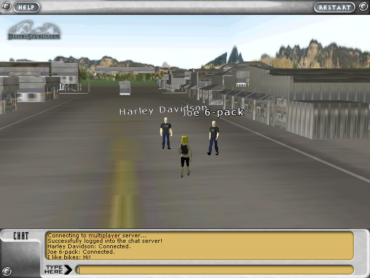 Screenshot from 3d Chat Room
