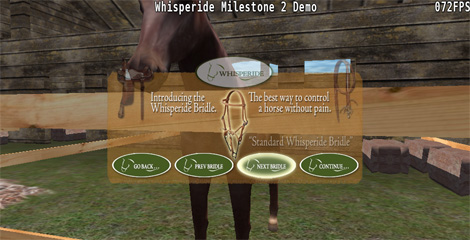 Screenshot from 3d Horseback Trail Ride Game