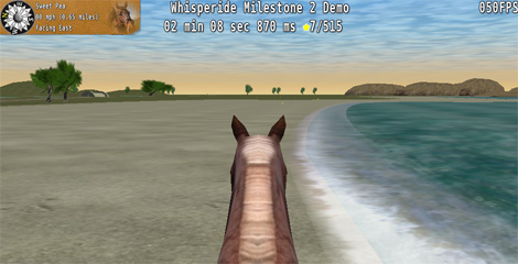 Screenshot from 3d Horseback Trail Ride Game